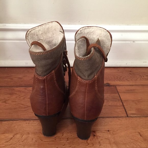 Women's furry heel rangers - Picture 3 of 3